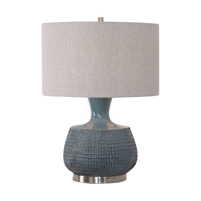 Hearst Blue Glaze Table Lamp