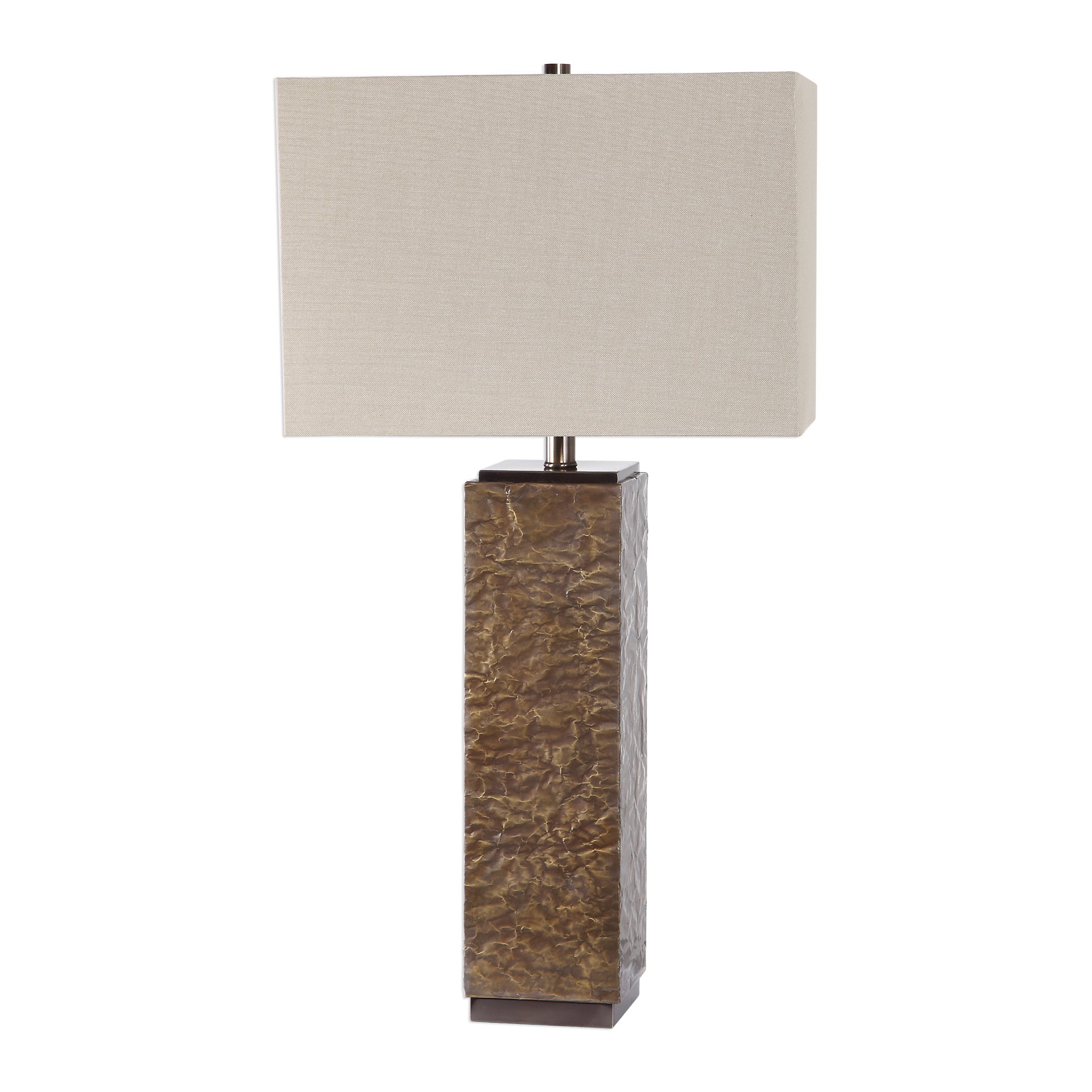 Naiser Crumpled Copper Table Lamp