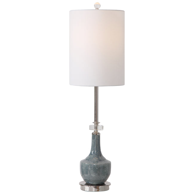 Piers Mottled Blue Buffet Lamp