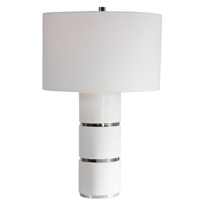 Grania White Marble Table Lamp