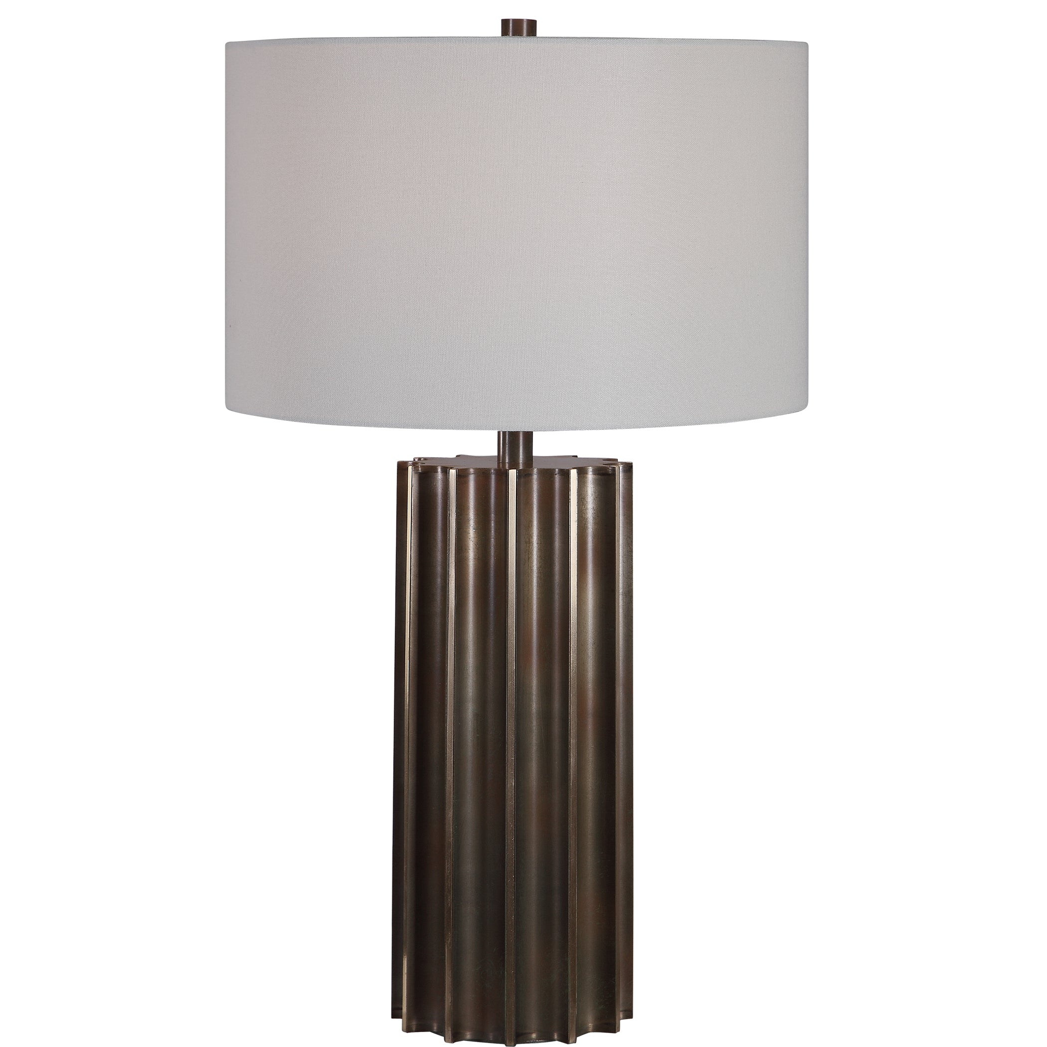 Khalio Gun Metal Table Lamp