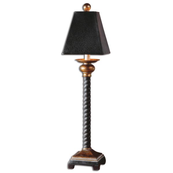 Bellcord Black Buffet Lamp