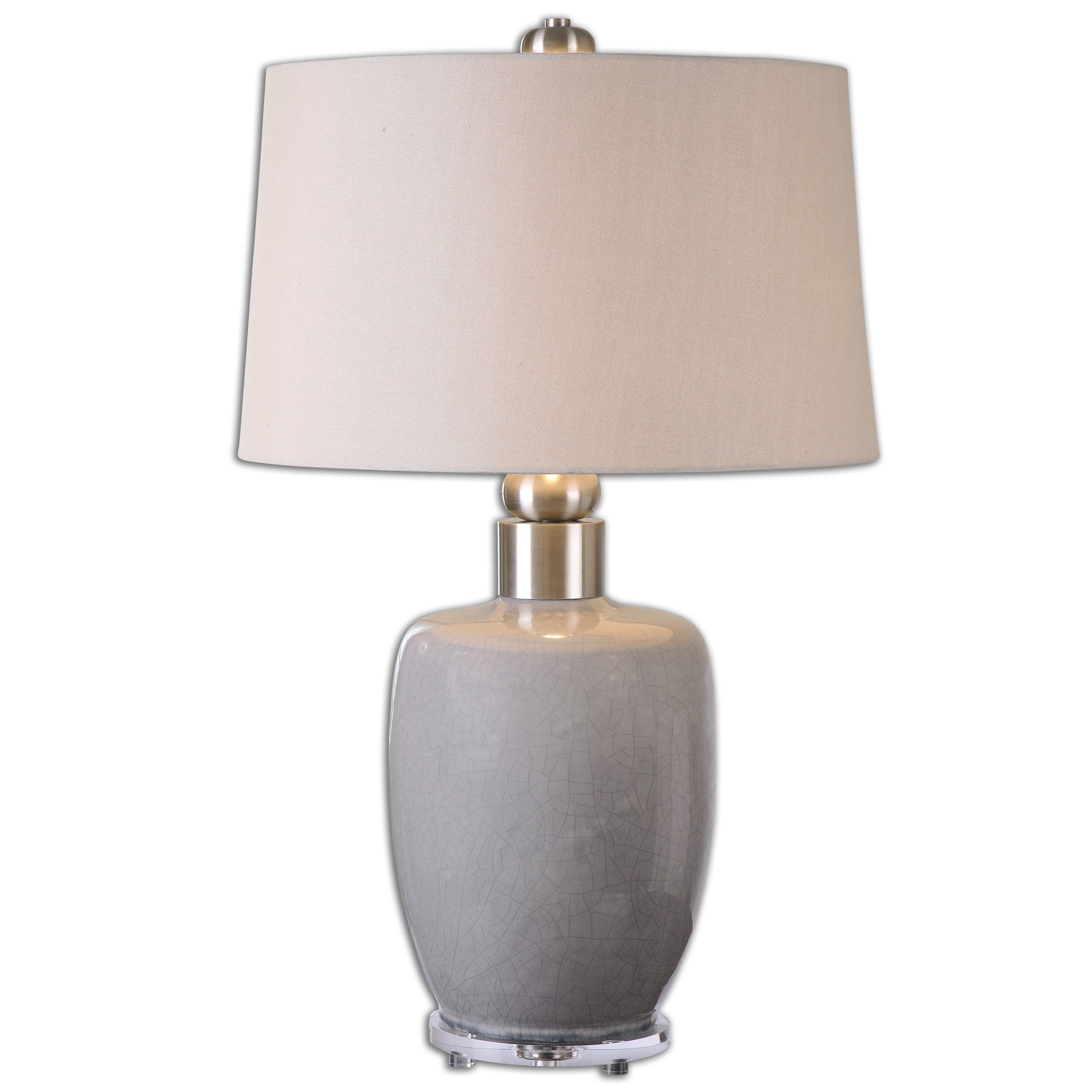 Ovidius Gray Glaze Lamp
