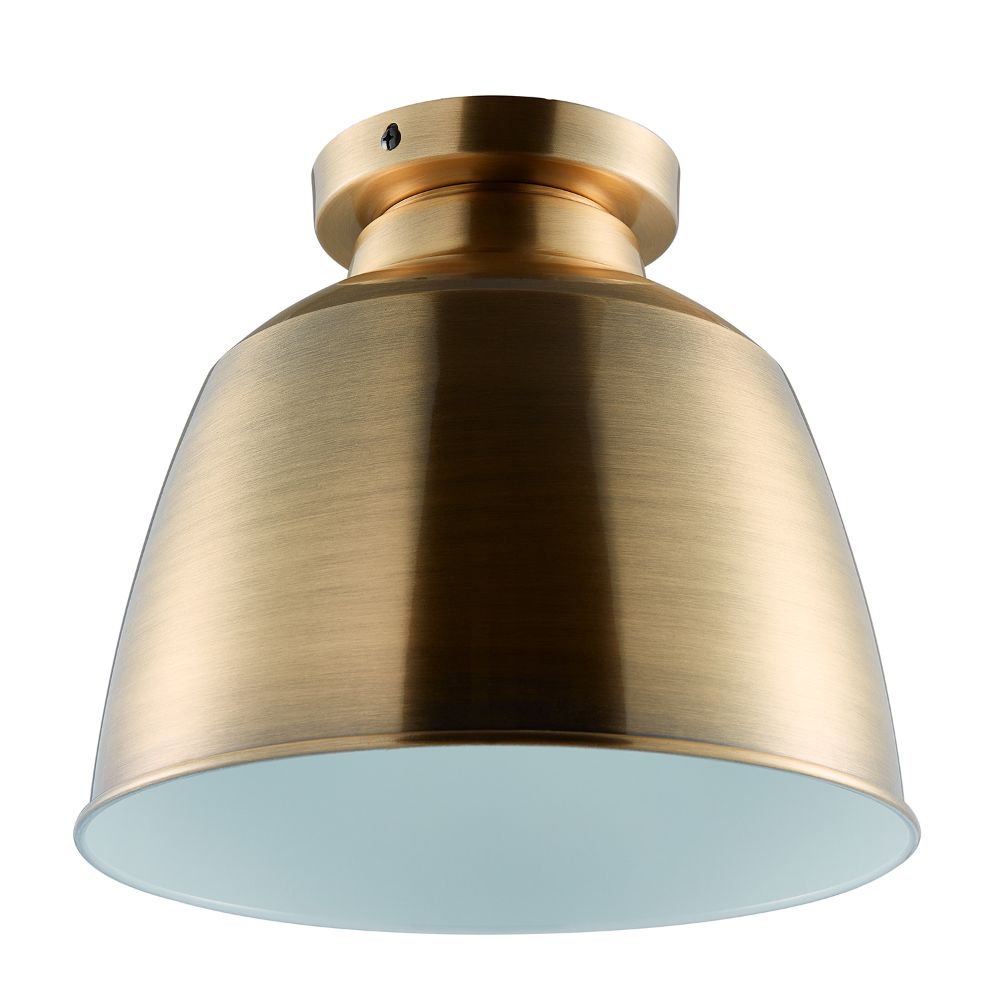 Averni Flush Mount Lamp - Antique Brass