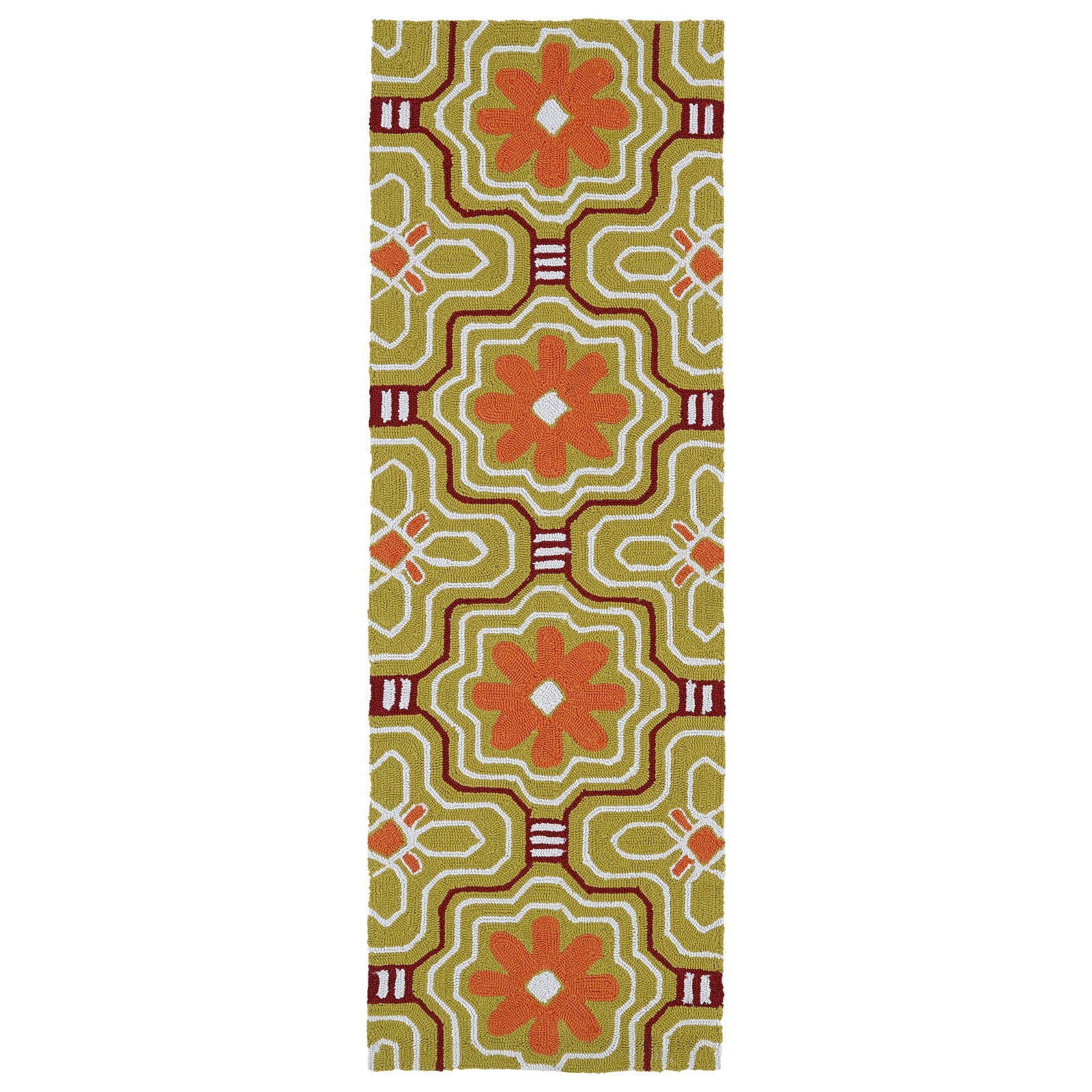 Matira Handmade Outdoor Runner - 2' x 6', Gold, MAT02