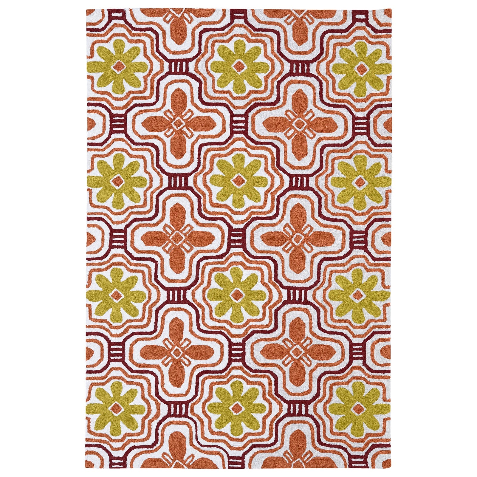 Matira Handmade Outdoor Rug - 5' x 7'6", Tangerine, MAT02