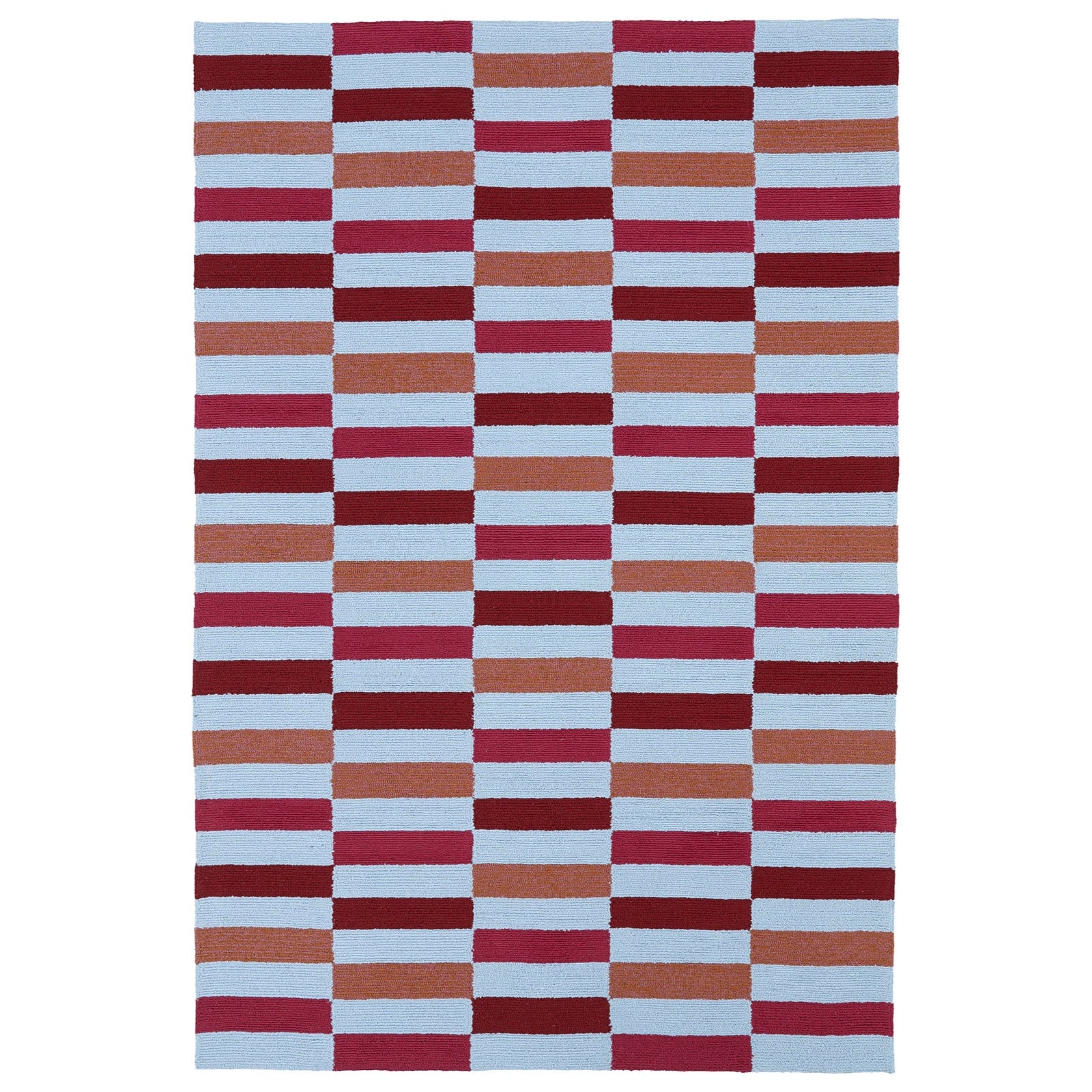 Matira Handmade Outdoor Rug - 3' x 5', Cranberry, MAT03