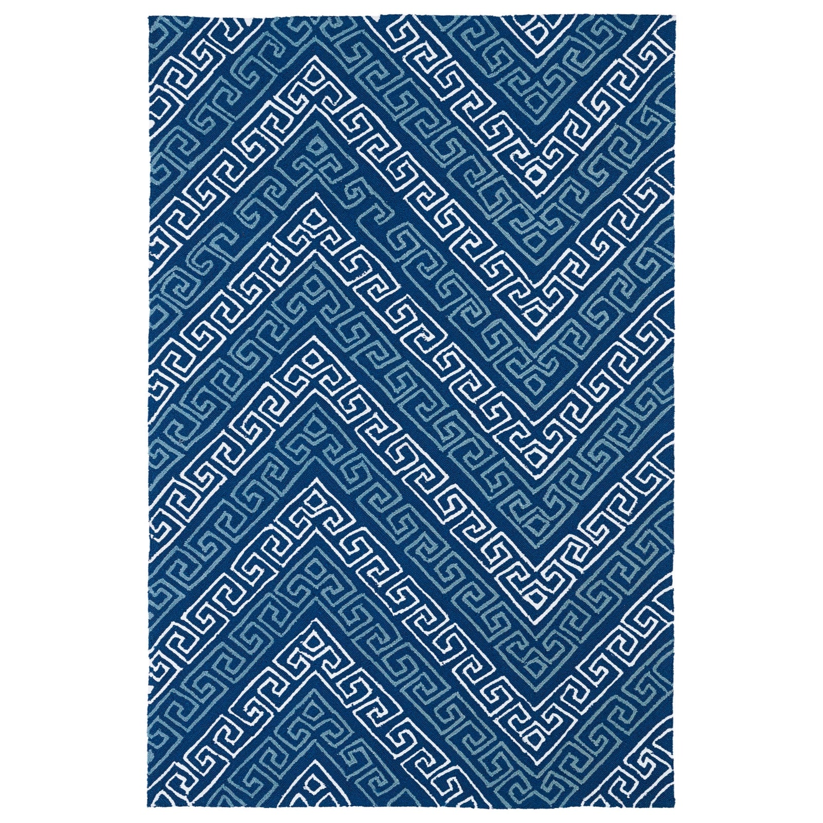 Matira Handmade Outdoor Rug - 3' x 5', Blue, MAT11