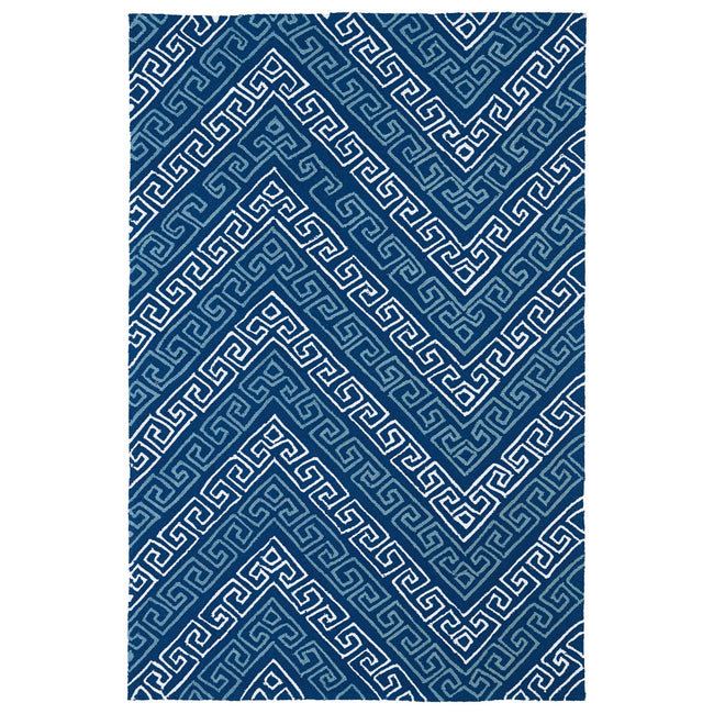 Matira Handmade Outdoor Rug - 5' x 7'6", Blue, MAT11