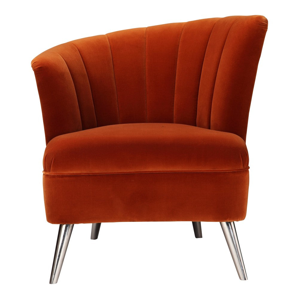 Layan Accent Chair Left - Orange