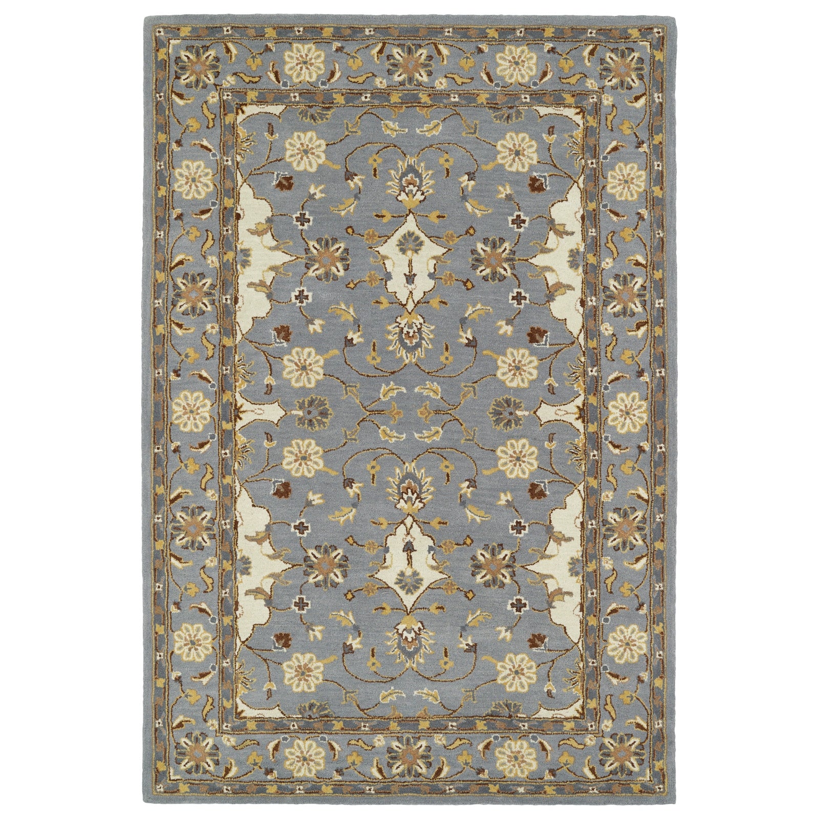 Middleton Hand Tufted Area Rug - 5' x 7'9", Gray, MID01