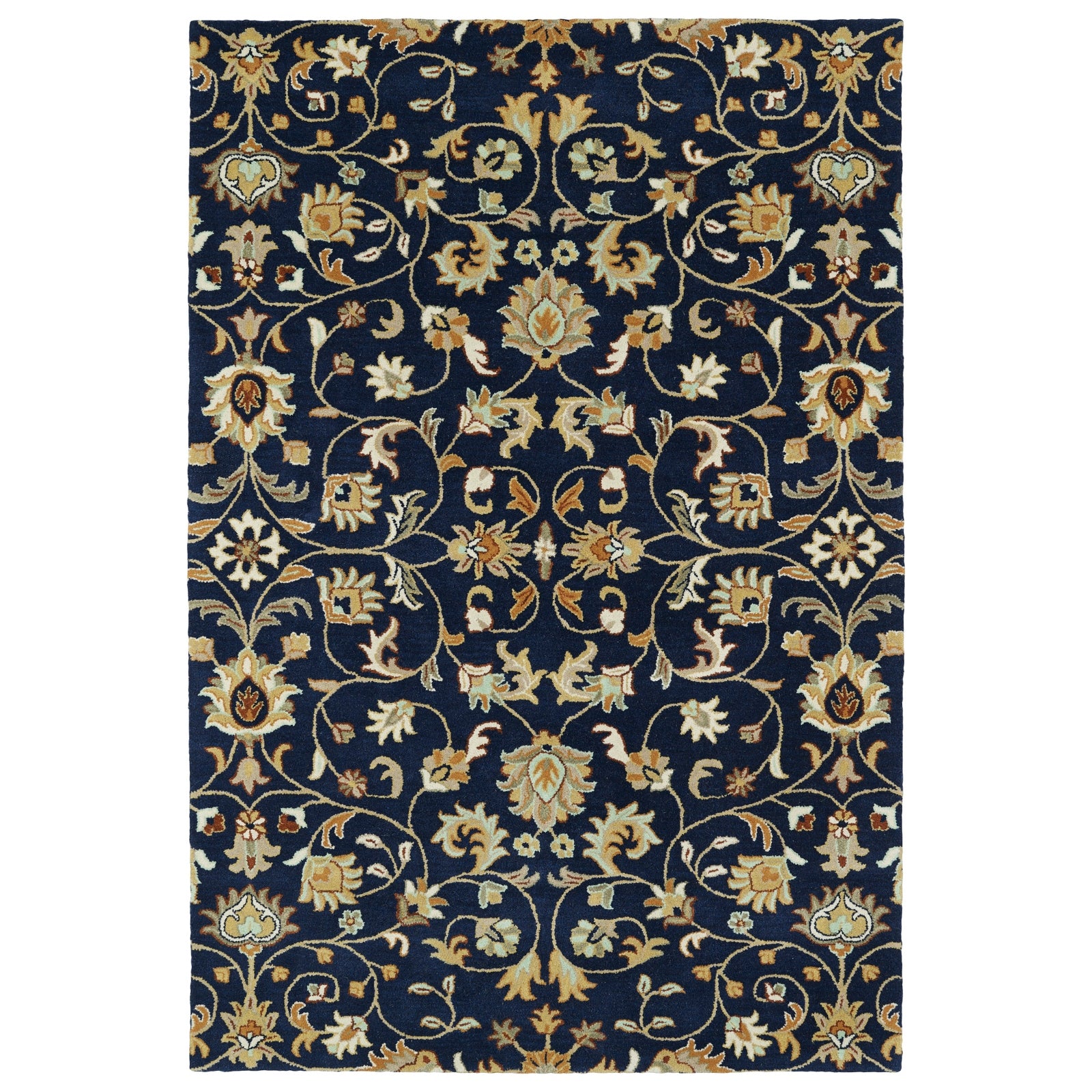 Middleton Hand Tufted Area Rug - 8' x 10', Navy, MID05