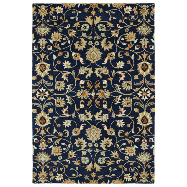 Middleton Hand Tufted Area Rug - 8' x 10', Navy, MID05