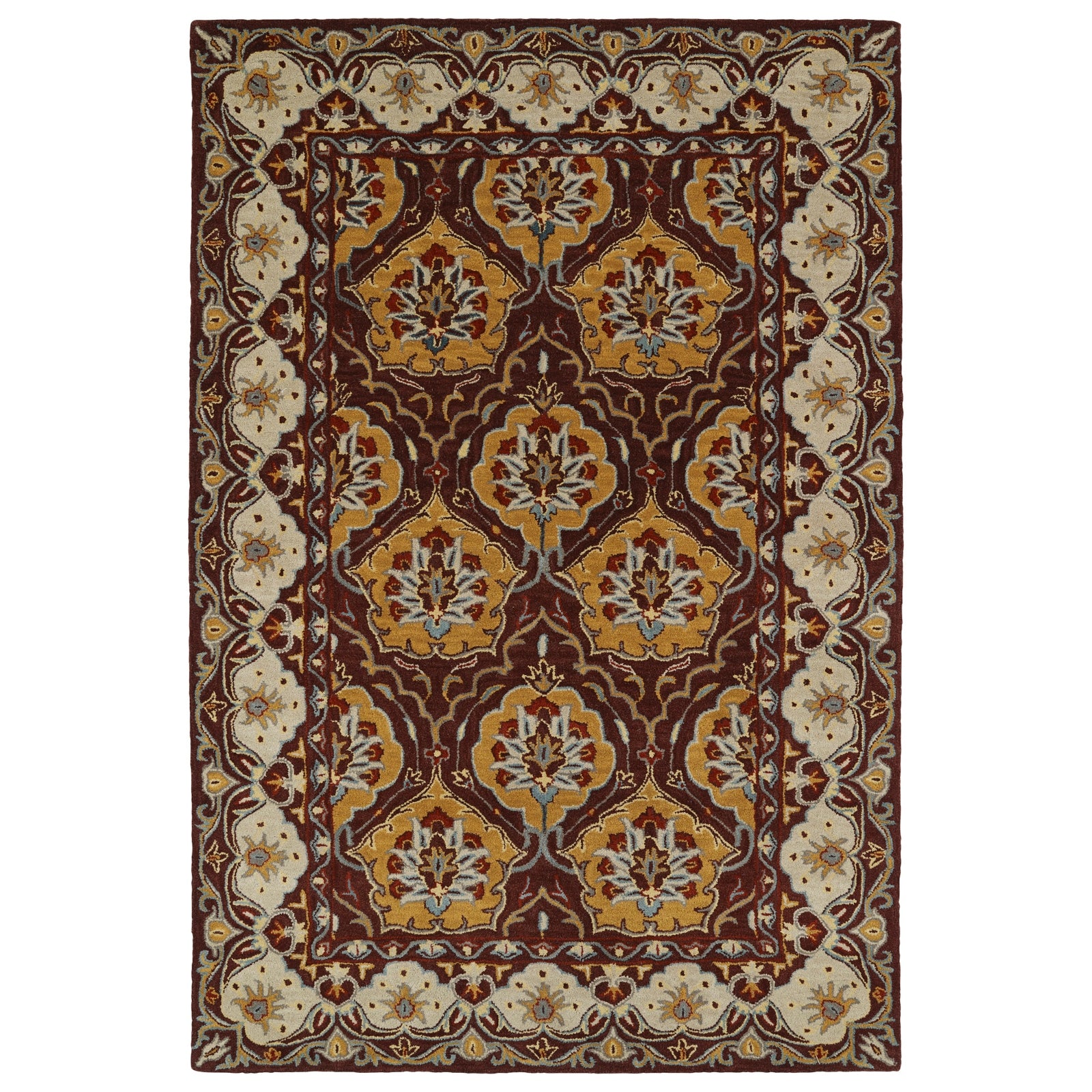 Middleton Hand Tufted Area Rug - 2' x 3', Wine, MID07