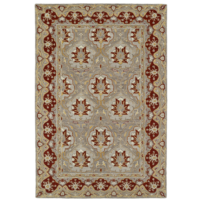 Middleton Hand Tufted Area Rug - 5' x 7'9", Gray, MID07