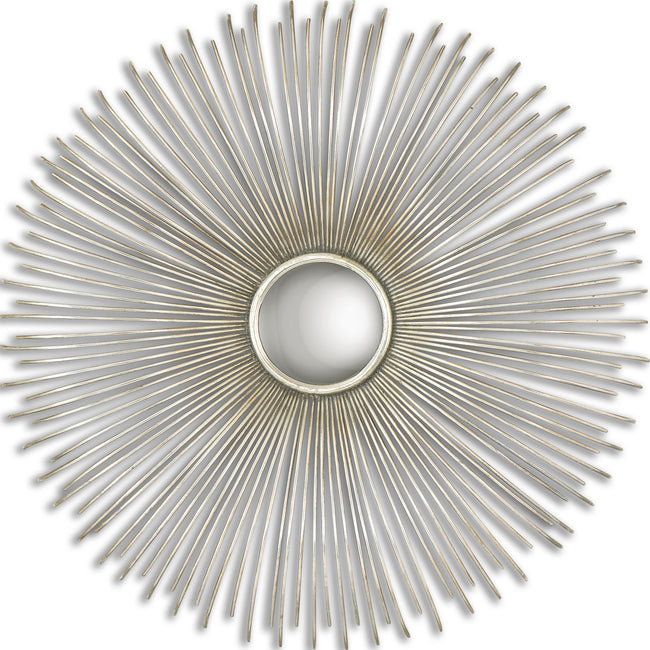 Launa Round Silver Mirror