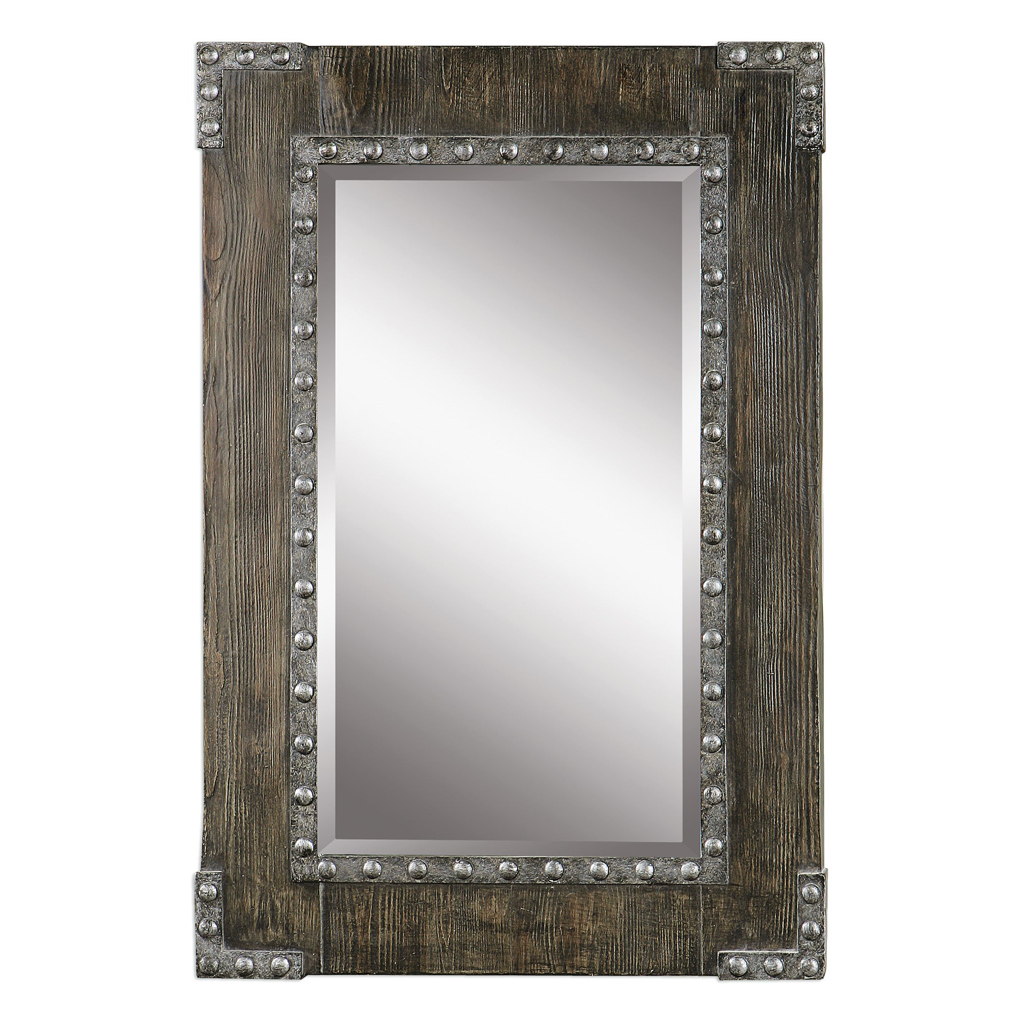 Malton Rustic Wood Mirror