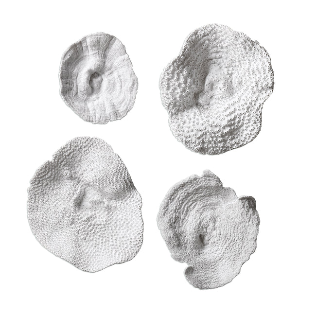 Sea Coral Wall Art - Set of 4