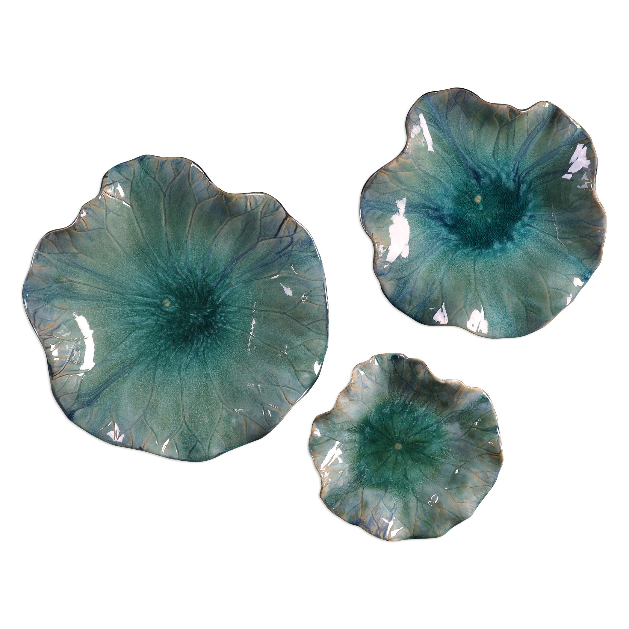 Abella Ceramic Flowers - Set of 3