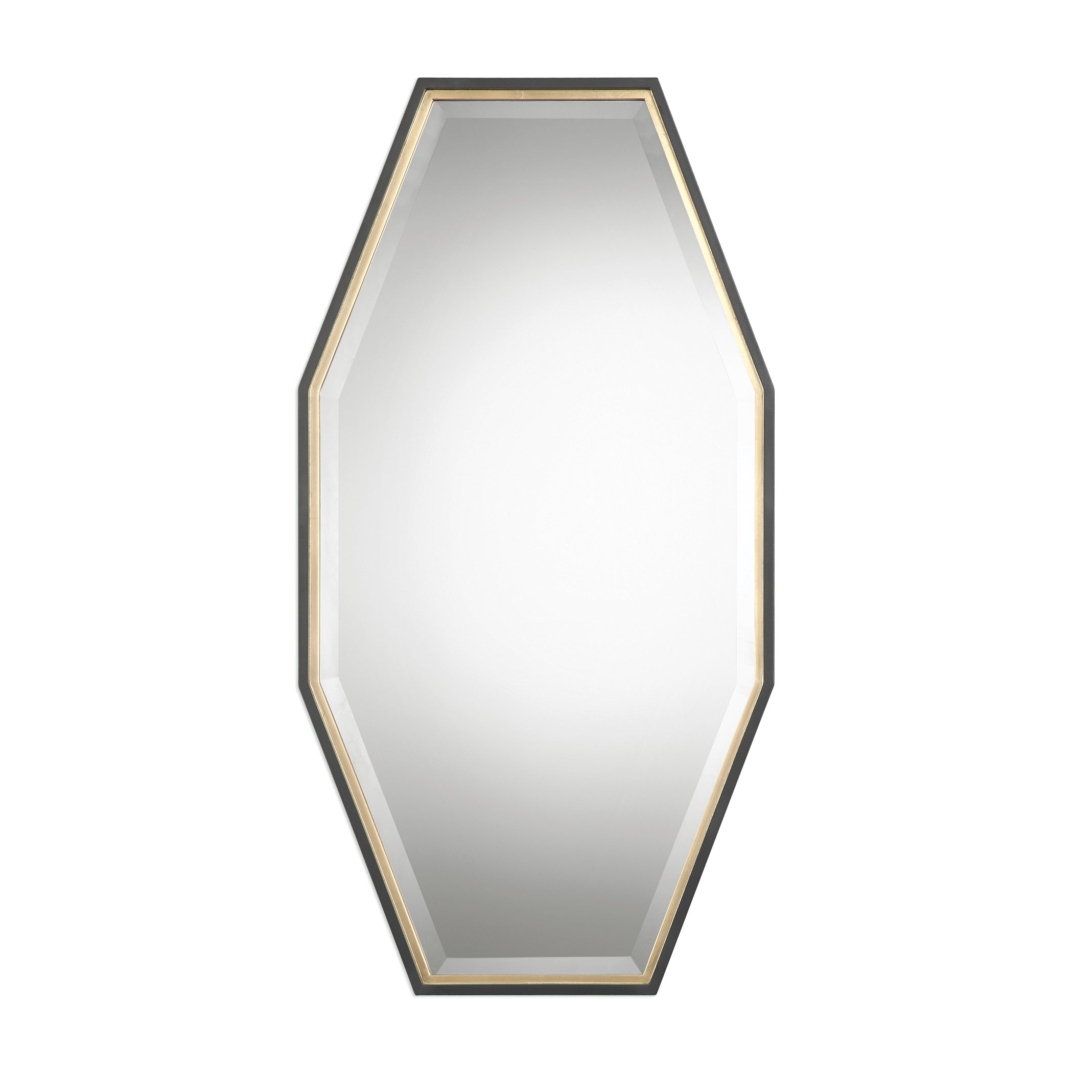 Savion Gold Octagon Mirror