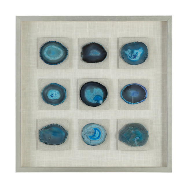 Cerulean Blue Stone Shadow Box