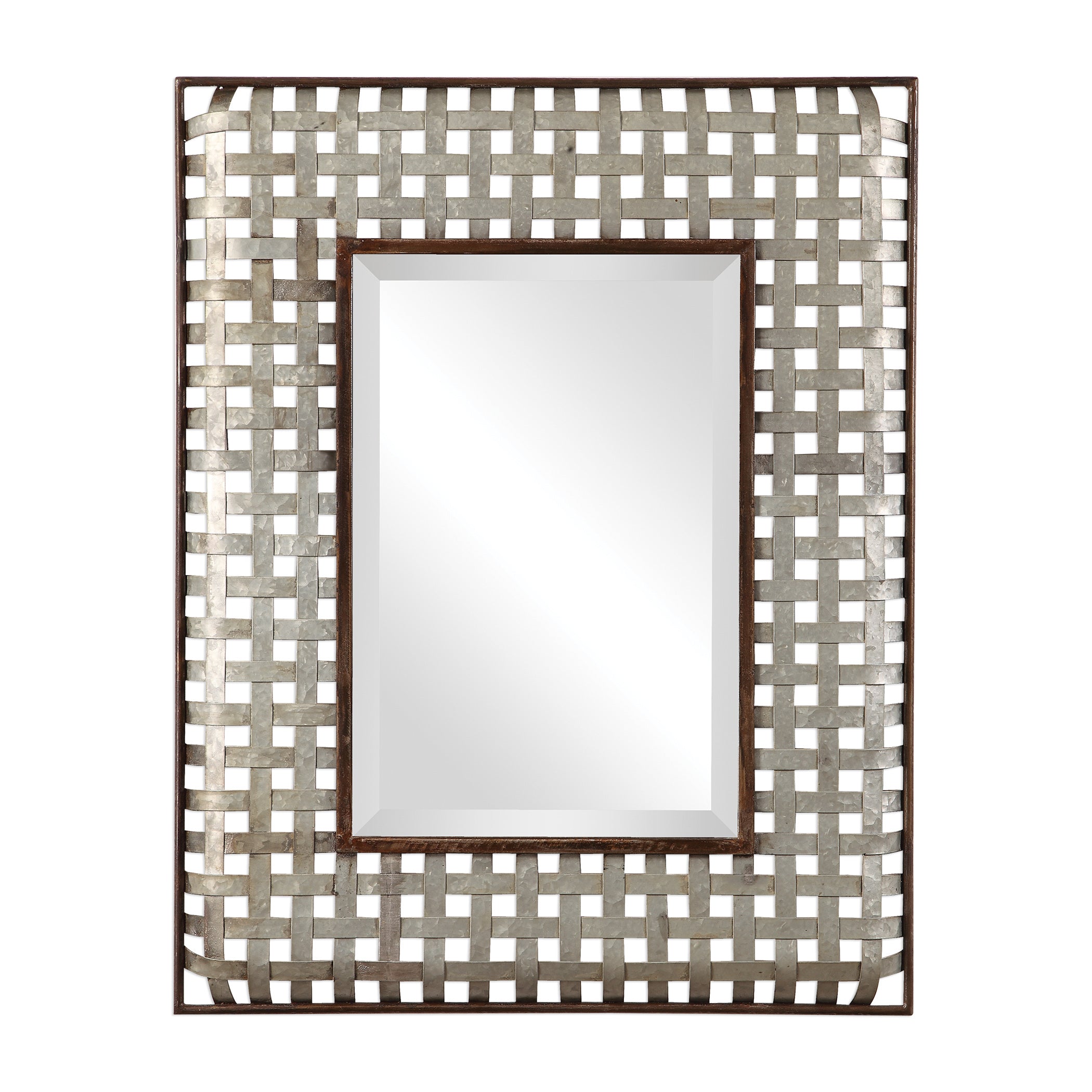 Fabelle Galvanized Metal Mirror