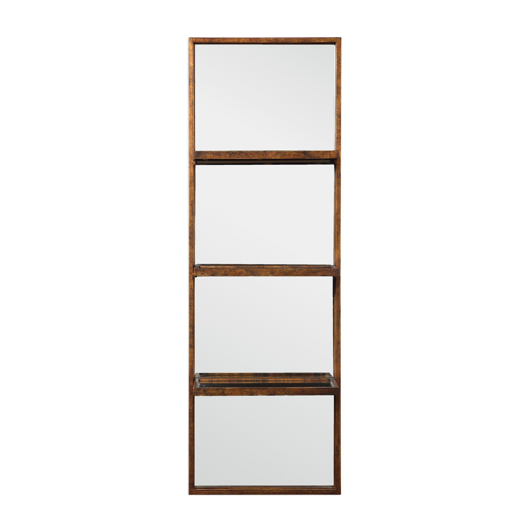 Dalis Mirrored Wall Shelf