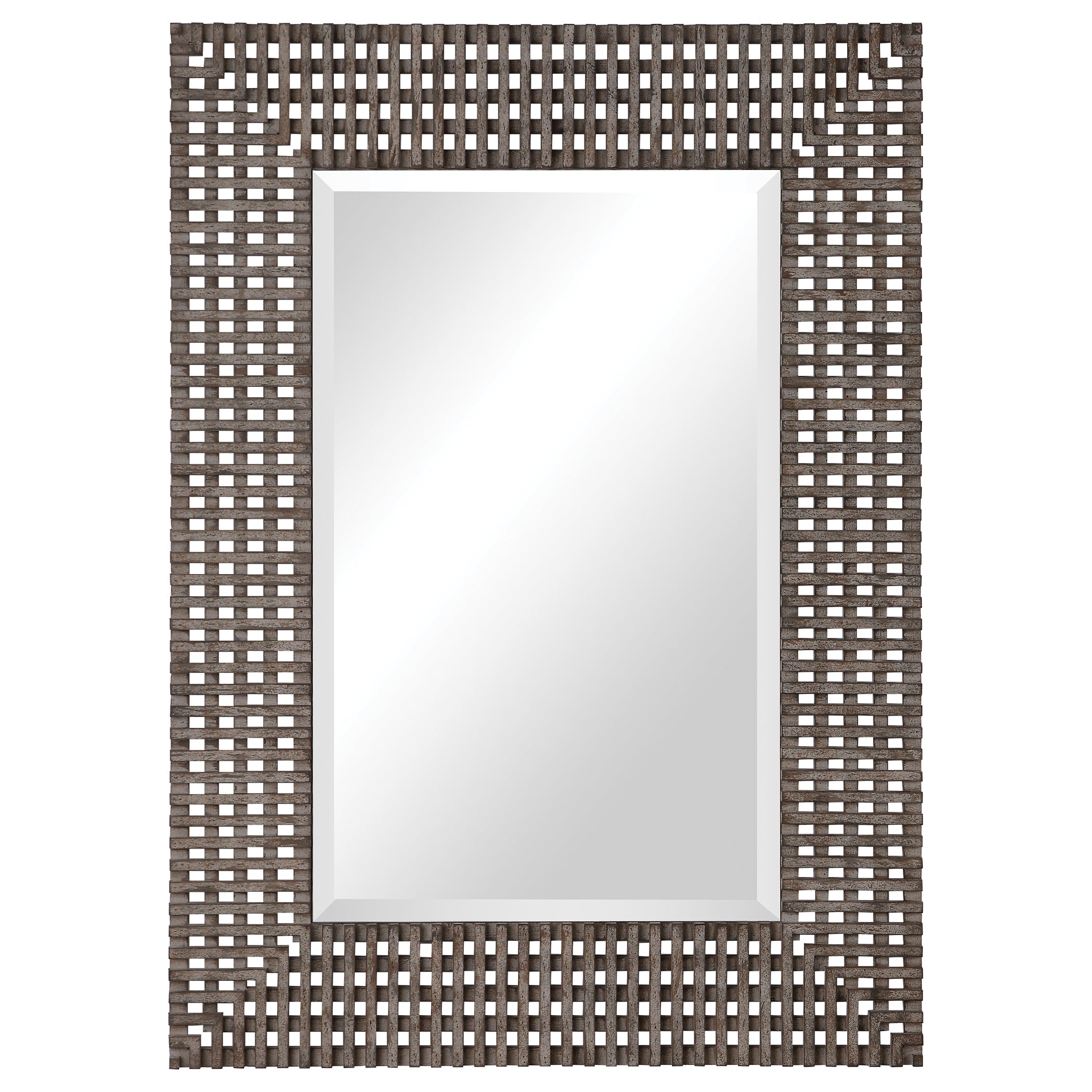 Tarquin Crosshatched Mirror