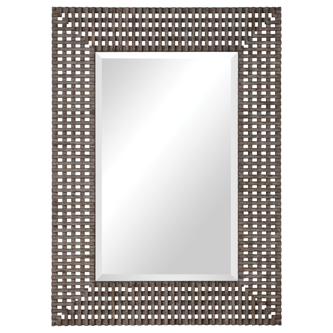 Tarquin Crosshatched Mirror