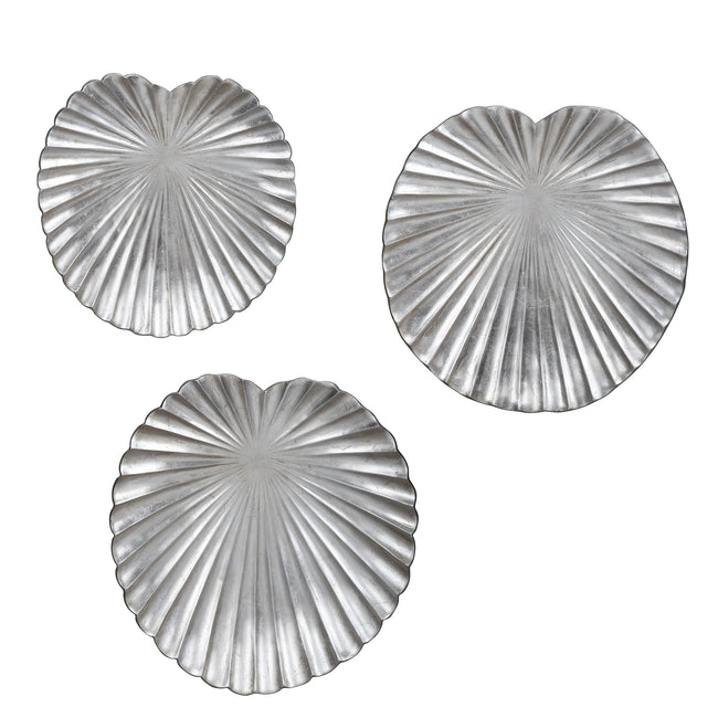 Lotus Leaves Wall Decor - Set of 3