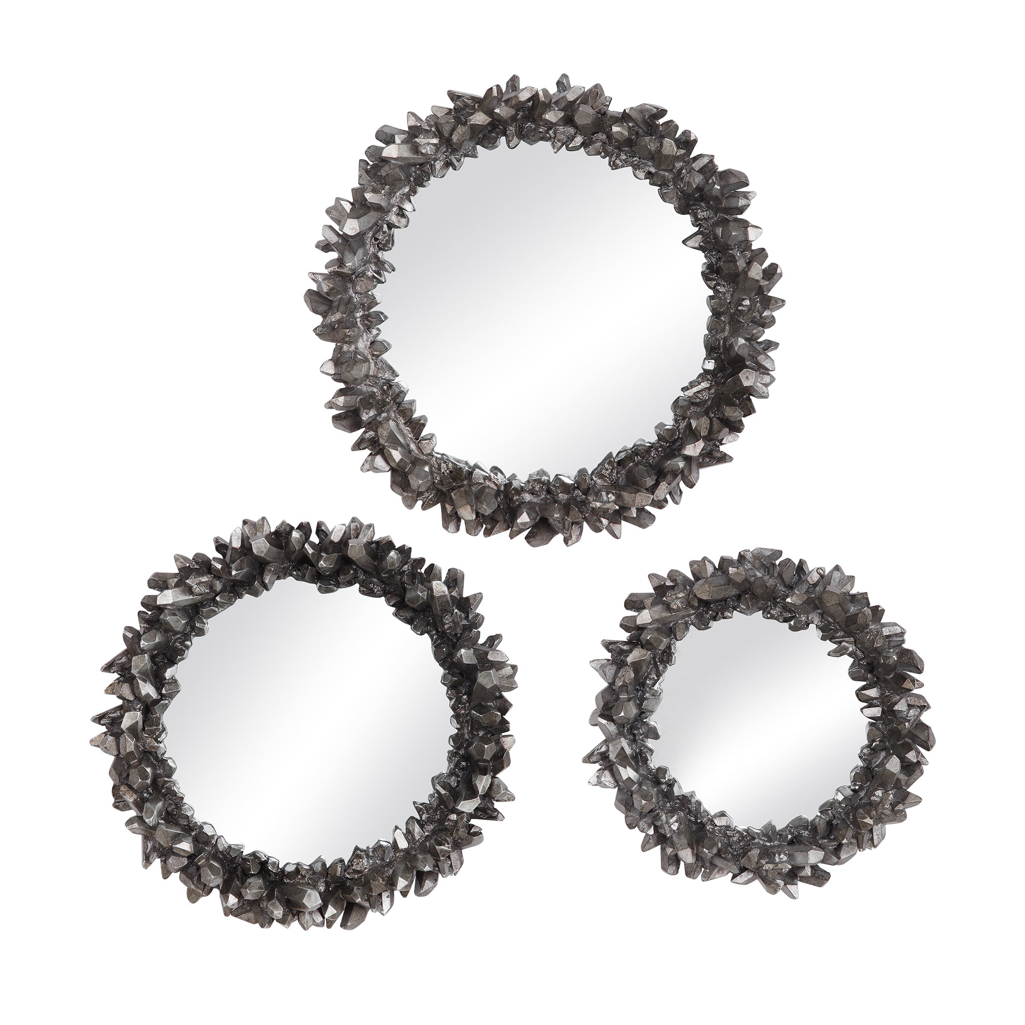 Galena Round Mirrors - Set of 3