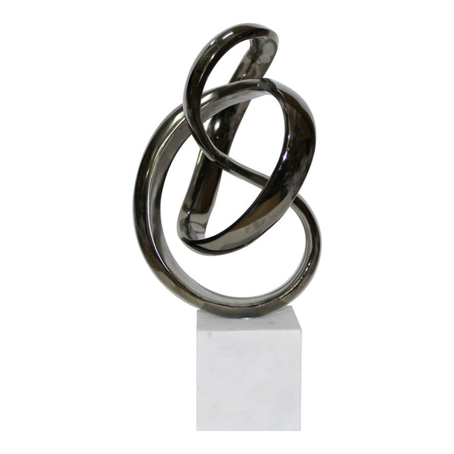 Unbounded Sculpture - Black Nickel