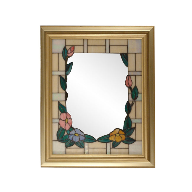 Springdale 34" H Peony Tiffany Mirror