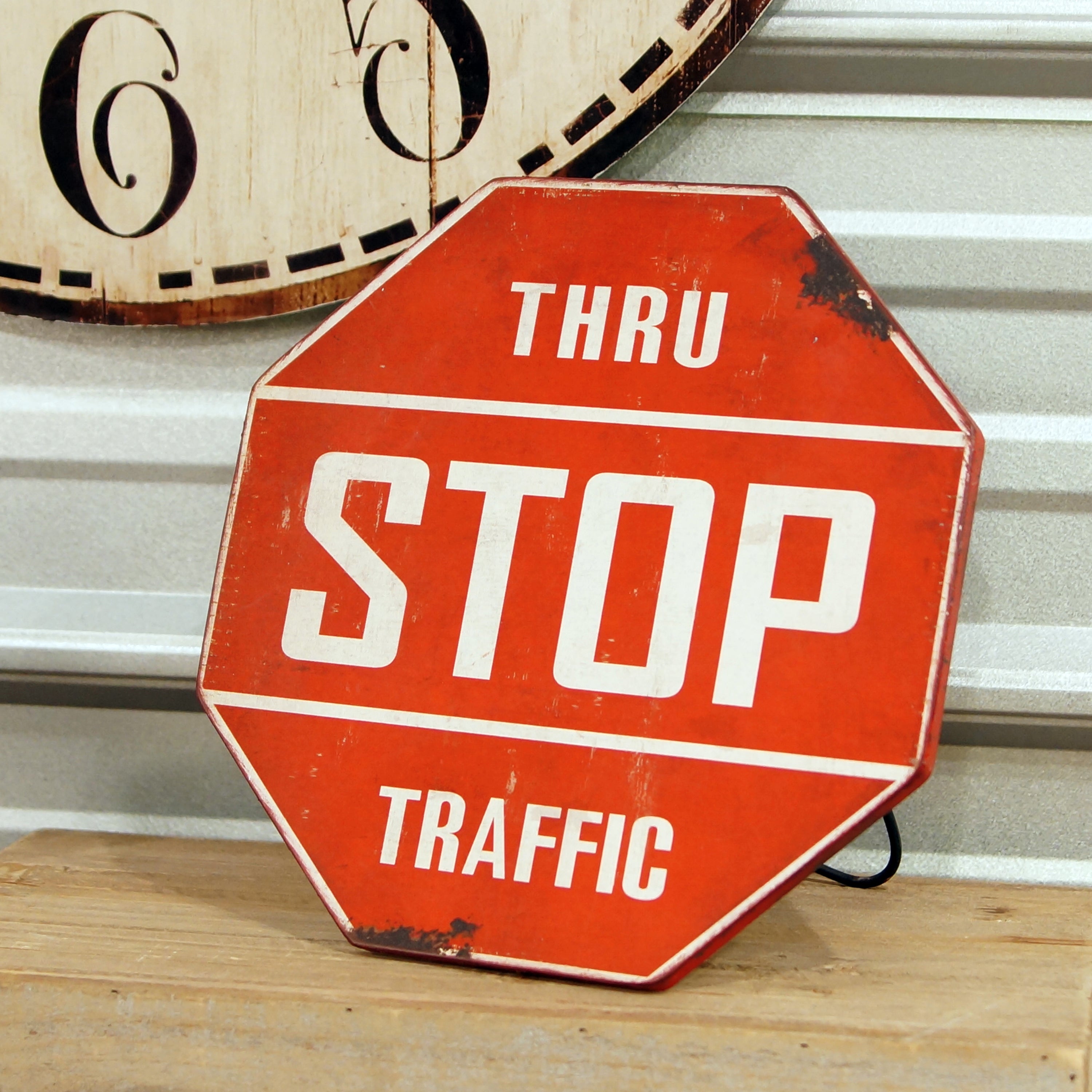 Metal Standing Sign - Stop