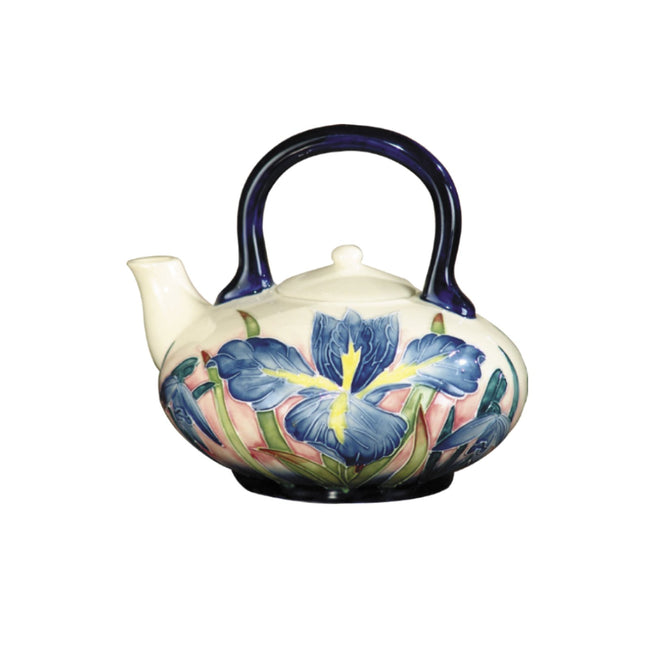 Springdale 5.5" H Iris Hand Painted Porcelain Tea Pot