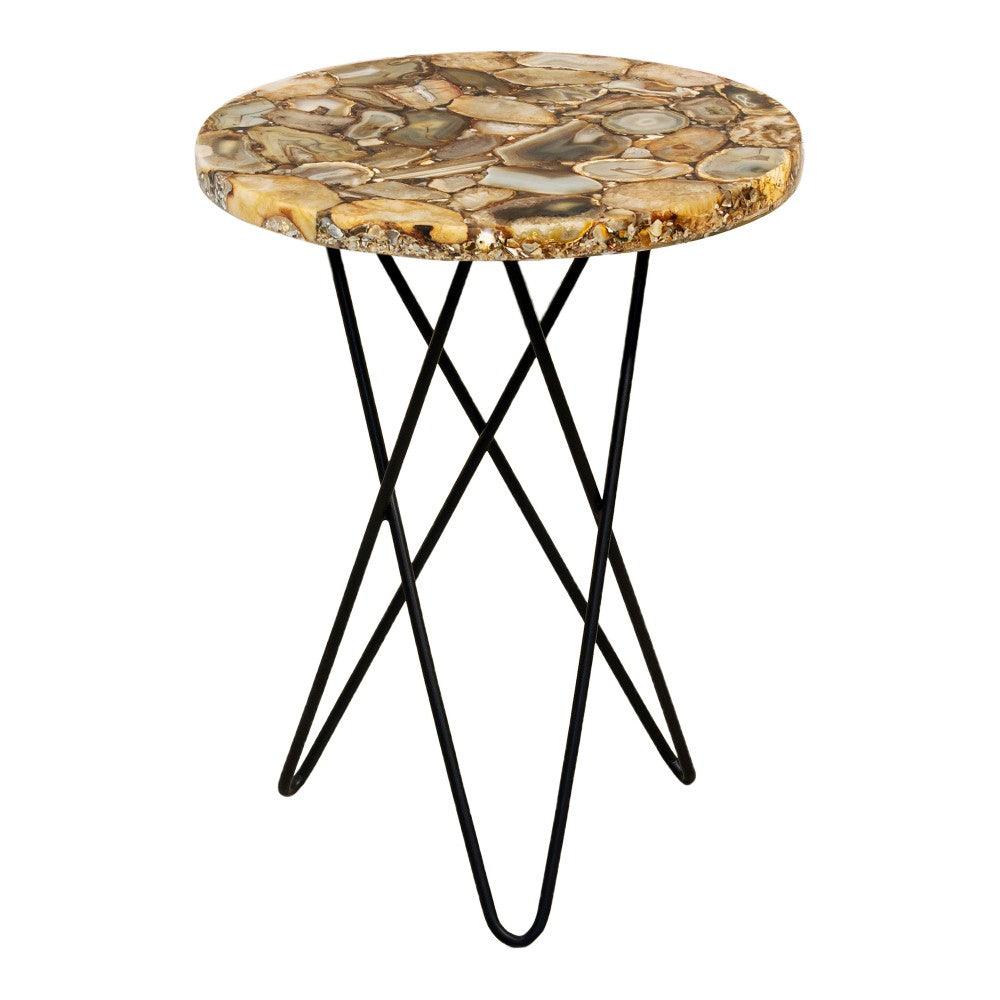 Natura Agate Accent Table