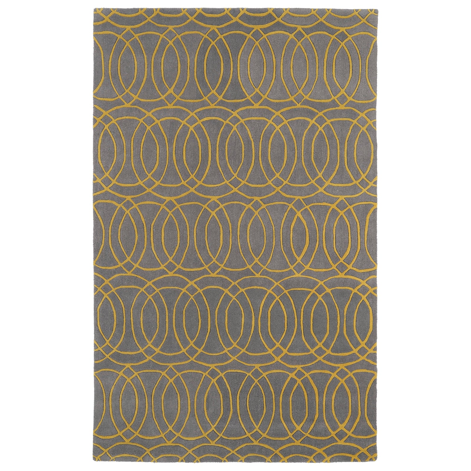 Revolution Hand Tufted Area Rug - 3' x 5', Yellow, REV02