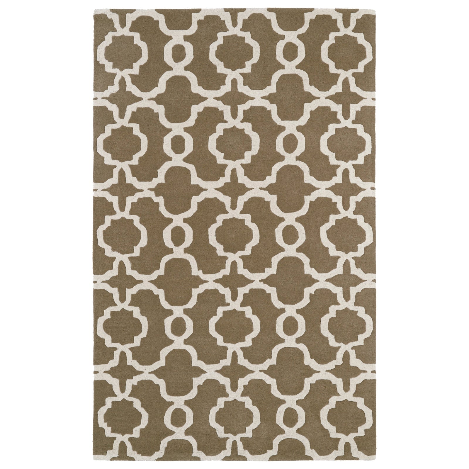 Revolution Hand Tufted Area Rug - 2' x 3', Light Brown, REV03