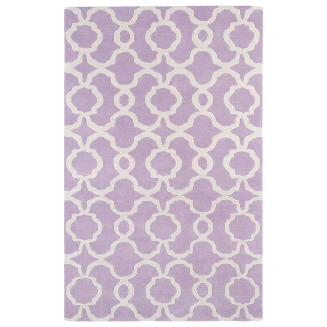 Revolution Hand Tufted Area Rug - 2' x 3', Lilac, REV03