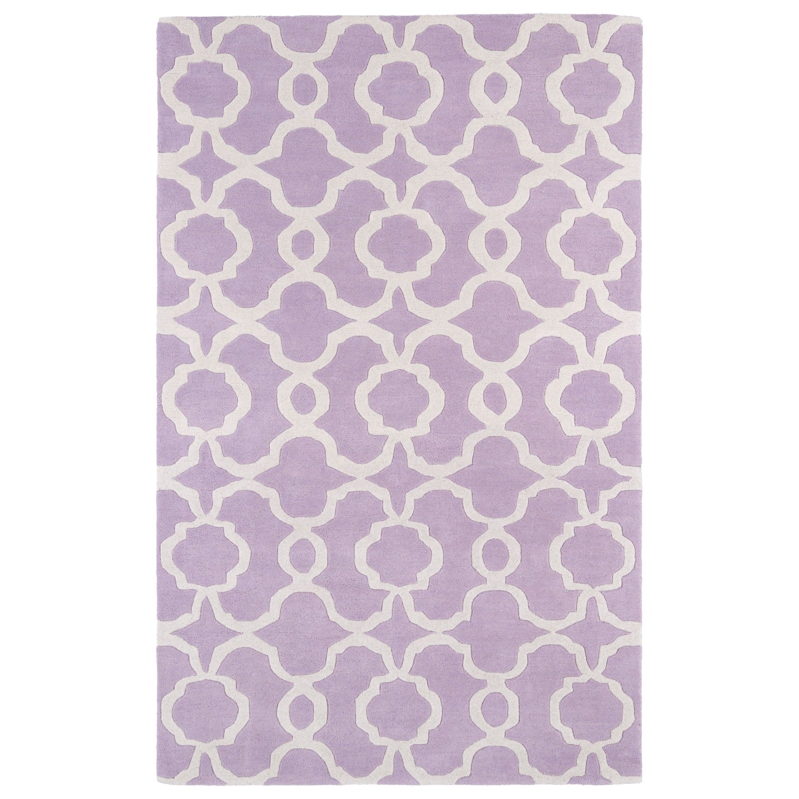 Revolution Hand Tufted Area Rug - 8' x 11', Lilac, REV03