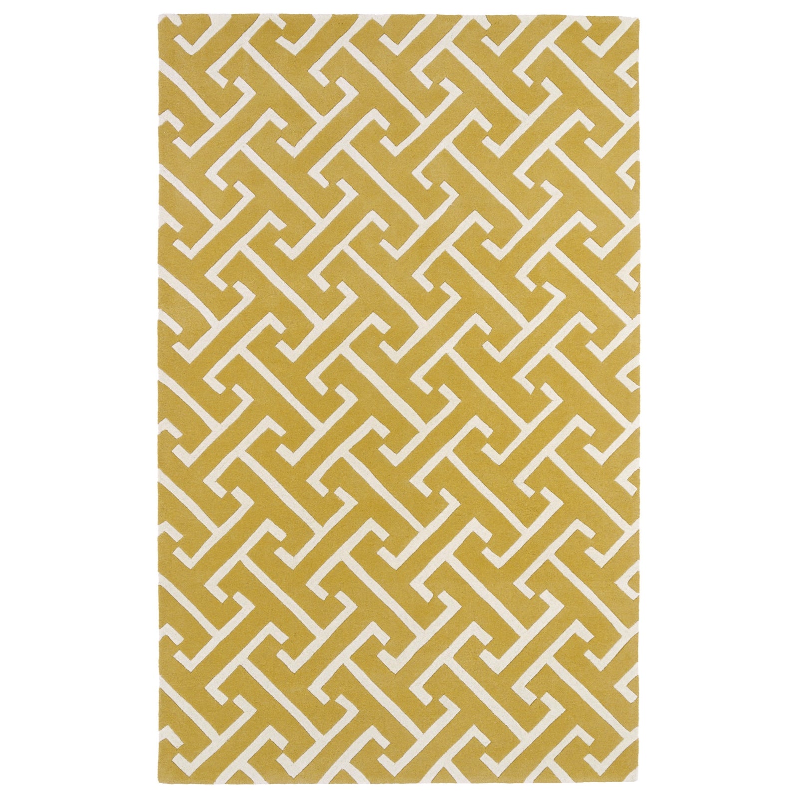 Revolution Hand Tufted Area Rug - 3' x 5', Yellow, REV04