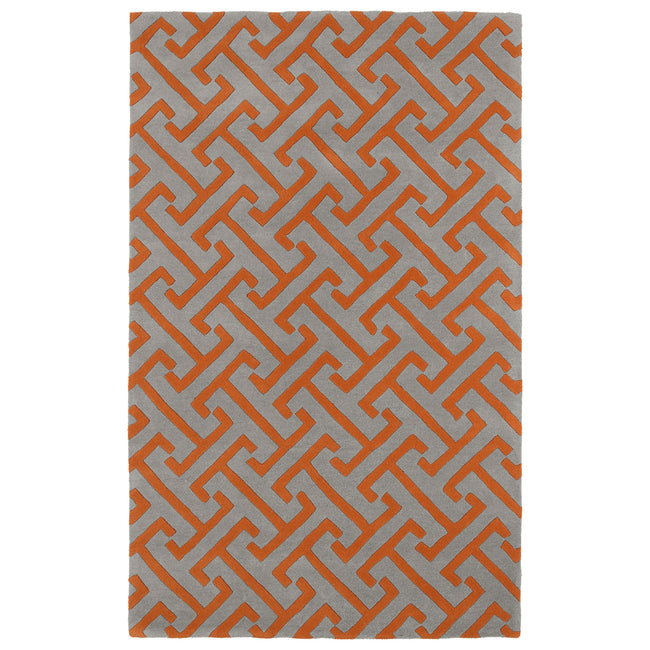 Revolution Hand Tufted Area Rug - 5' x 7'9", Gray, REV04