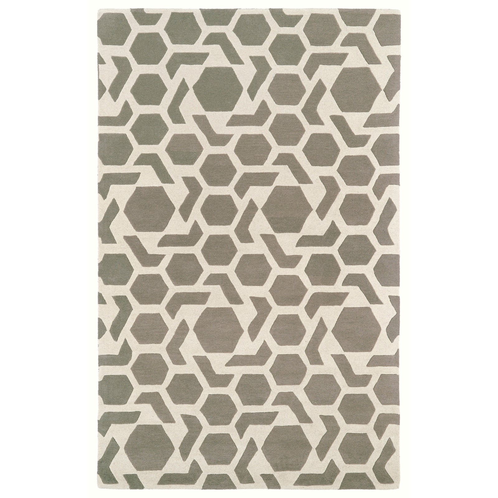 Revolution Hand Tufted Area Rug - 2' x 3', Gray, REV05