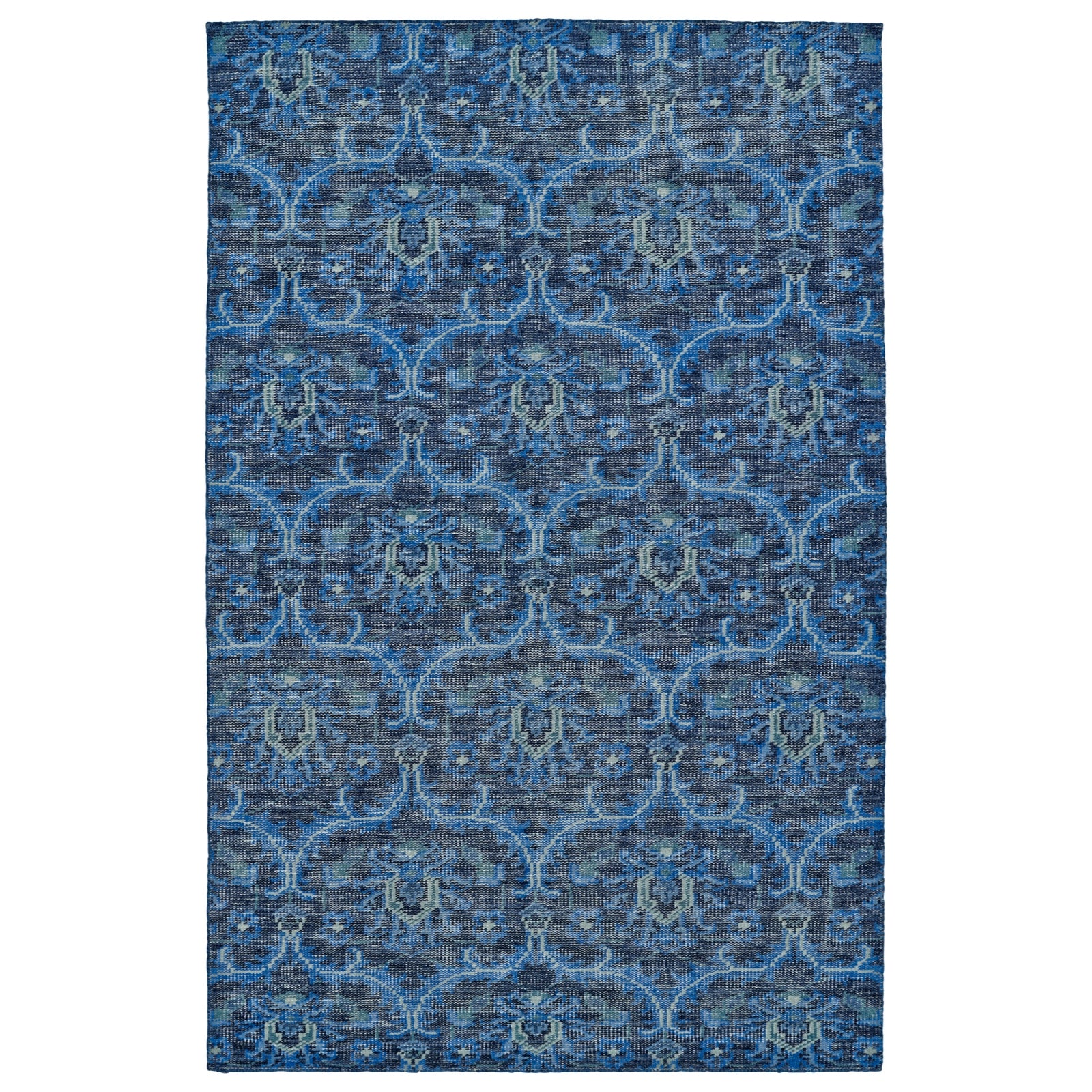 Relic Hand-Knotted Area Rug - 4' x 6', Blue, RLC03