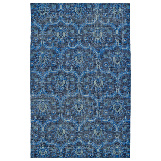 Relic Hand-Knotted Area Rug - 5'6" x 8'6", Blue, RLC03