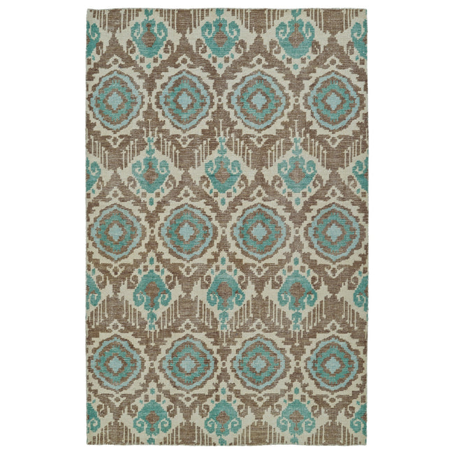 Relic Hand-Knotted Area Rug - 5'6" x 8'6", Light Brown, RLC06