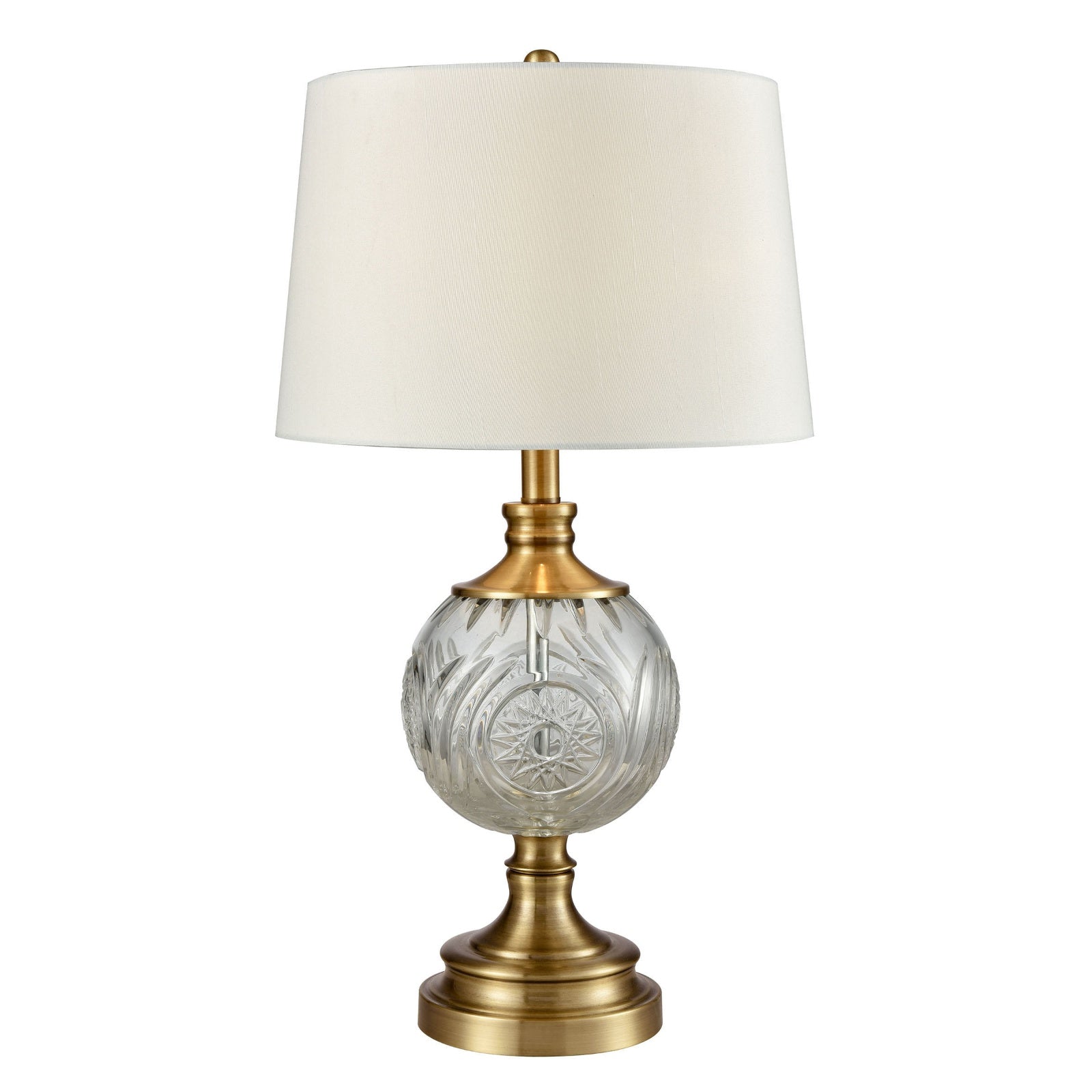 Springdale 25.5" H Mitre 24% Lead Crystal Table Lamp