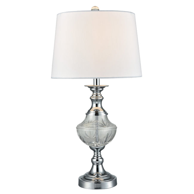 Springdale 25.5" H Frosted Murray 24% Lead Crystal Table Lamp