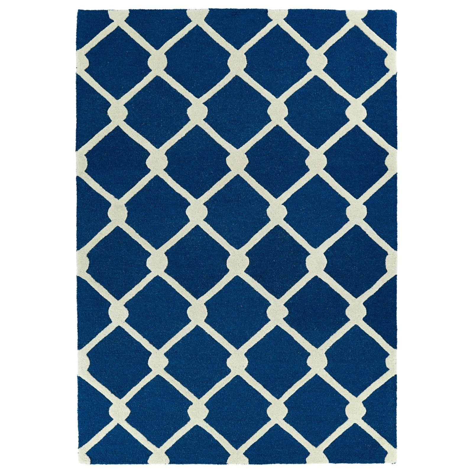 Spaces Hand Tufted Area Rug - 2' x 3', Navy, SPA01