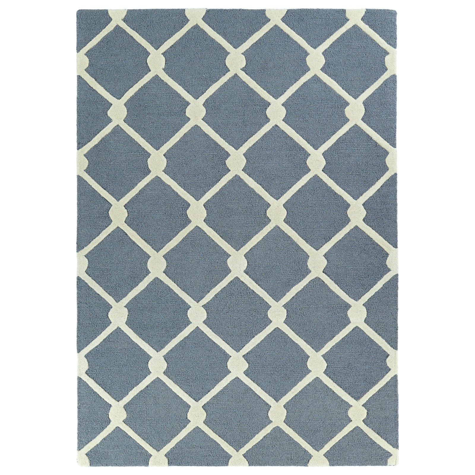 Spaces Hand Tufted Area Rug - 8' x 10', Gray, SPA01